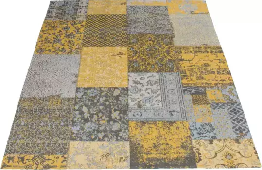 Ковер для дома "Ella", прямоугольный, винтажный дизайн, гостиная Home affaire 200х290 см, цвет goldfarben