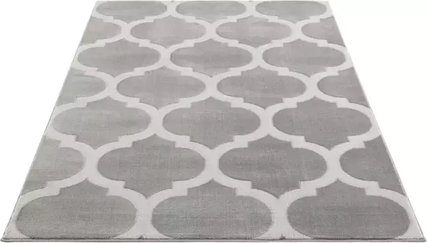 Ковер для дома "Fenris", прямоугольный, контурный крой, 3D дизайн, плоский ковер, короткий ворс, мягкий, элегантный Home affaire 280х390 см, серый