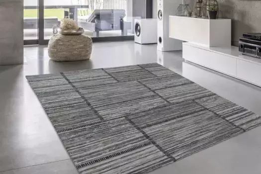 Ковер для дома "Хайди", прямоугольный, гостиная Home affaire 120х170 см, серый