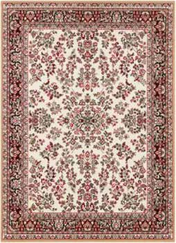 Ковер для дома "Halton", прямоугольный, короткий ворс, восточный вид, с каймой, прочный, простой в уходе, связанный Home affaire 180х260 см, кремовый/желтый/горчичный