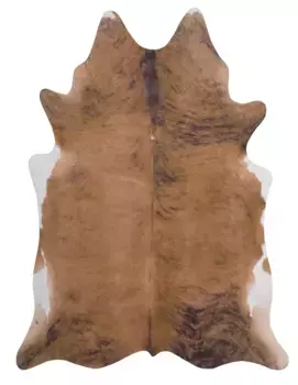 Ковер для дома "имитация коровьей кожи, искусственный мех", в форме меха, с принтом, имитация коровьей кожи, для гостиной, столовой, спальни Home affaire 125х155 см, коричневый