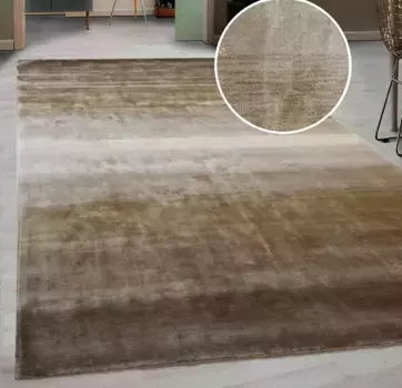 Ковер для дома "Каталин, ручная работа, ковры из 100% вискозы, переливающиеся цвета", прямоугольный ковер с коротким ворсом под шелк, разноцветный, гостиная, столовая Home affaire 60х90 см, цвет sand