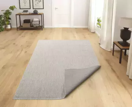 Ковер для дома "Rhodos", прямоугольный, подходит для использования внутри и снаружи помещений, имитация сизаля, устойчив к атмосферным воздействиям и ультрафиолетовому излучению My home 280х390 см, серый