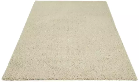Ковер для дома "Сантос", прямоугольный, однотонный, очень мягкий ворс, теплый для ног Home affaire 60х130 см, цвет creme