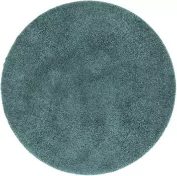 Ковер для дома "Shaggy 30", круглый, однотонный, особенно мягкий и приятный Home affaire 140 см, цвет aquamarin