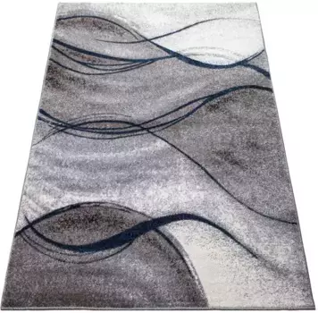 Ковер для дома "Тритом", прямоугольный, с особо мягким ворсом, короткий ворс, современный волнистый рисунок Home affaire 160х230 см, синий