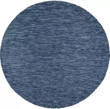 Ковер для дома "Венеция", круглый, высота 5 мм Home affaire 160 см, синий