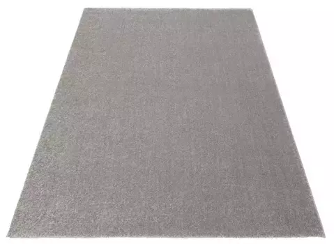 Ковер для дома "Ворота", прямоугольный, короткий ворс, ковер Frisee, особо плотный, ровный, однотонный Home affaire 120х170 см, серый
