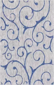 Ковер для мебели и аксессуаров Myflair "Outdoor Beauties" Myflair Mbel & Accessoires 152х244 см, светло-серый/синий