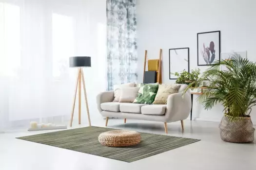 Ковер для моего дома "Dawes", прямоугольный, плоского переплетения, в полоску, подходит для использования внутри и снаружи, для гостиной My home 133х190 см, темно-зеленый