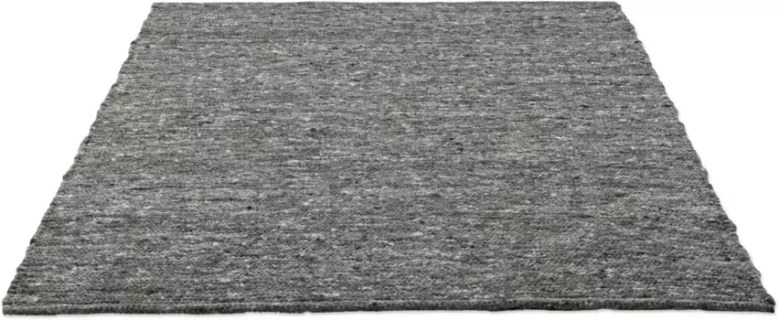 Ковер домашний шерстяной "Greith", прямоугольный, двусторонний ковер, крапчатый, чистая шерсть, ручная работа, Сканди, гостиная Home affaire 60х90 см, серый