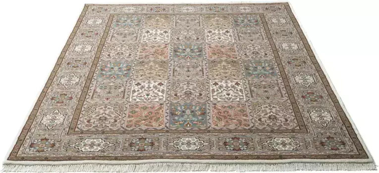 Ковер домашний шерстяной "Мирай", прямоугольный, из чистой шерсти, ручная работа, с бахромой Home affaire 70х140 см, цвет creme