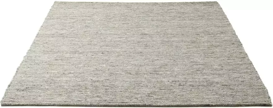 Ковер домашний шерстяной "Pirker", прямоугольный, двусторонний ковер, крапчатый, чистая шерсть, ручная работа, Сканди, гостиная Home affaire 40х60 см, коричневый