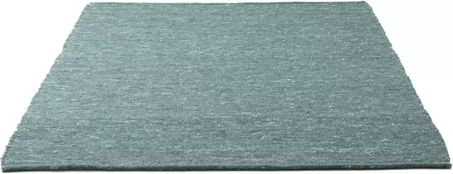 Ковер домашний шерстяной "Pirker", прямоугольный, двусторонний ковер, крапчатый, чистая шерсть, ручная работа, Сканди, гостиная Home affaire 70х140 см, цвет petrol