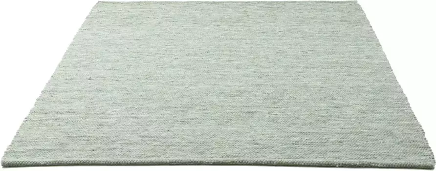 Ковер домашний шерстяной "Pirker", прямоугольный, двусторонний ковер, крапчатый, чистая шерсть, ручная работа, Сканди, гостиная Home affaire 190х250 см, зеленый