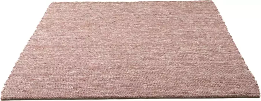 Ковер домашний шерстяной "Pirker", прямоугольный, двусторонний ковер, крапчатый, чистая шерсть, ручная работа, Сканди, гостиная Home affaire 190х250 см, красный