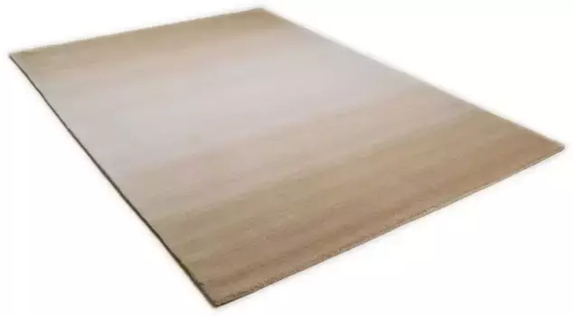 Ковер домашний шерстяной "Виолетта", прямоугольный, из чистой шерсти, соткан вручную, мягкий на ощупь Home affaire 70х140 см, бежевый