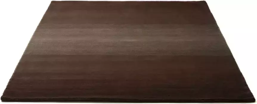 Ковер домашний шерстяной "Виолетта", прямоугольный, из чистой шерсти, соткан вручную, мягкий на ощупь Home affaire 60х90 см, коричневый