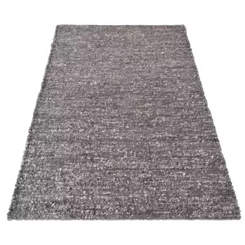 Ковер домашний шерстяной "Загородный дом", прямоугольный, высота 10 мм, ковер ручной работы, шерсть Home Affaire, антрацит