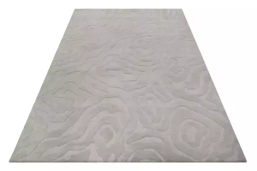 Ковер Esprit "Bay Edition", прямоугольный, современный и экологичный, с высокой и низкой структурой, гостиная, спальня 230х230 см, серый