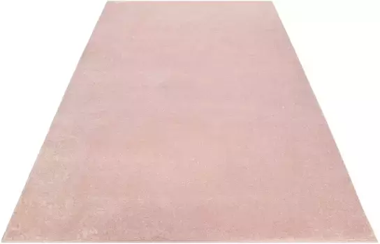 Ковер Esprit "Campus", прямоугольный, очень пушистый, плотный ворс, прочный, гостиная, спальня, однотонный 120х170 см, цвет ros