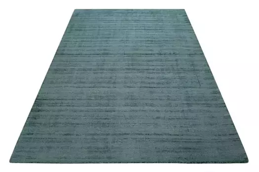 Ковер Esprit "Gil", прямоугольный, ручная работа, шелковисто-блестящий, переливающийся блеск цвета, эффект меланжа 140х140 см, цвет petrol trkis