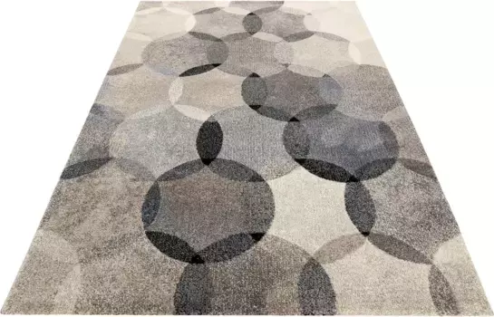 Ковер Esprit "Modernina", прямоугольный, мягкий короткий ворс в современном дизайне, гостиная, спальня, красочный 80х150 см, синий