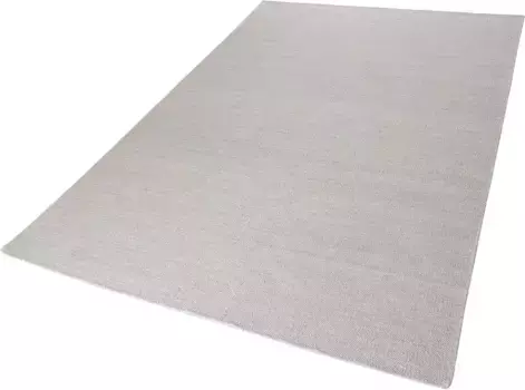 Ковер Esprit "Rainbow Kilim", прямоугольный, плоского переплетения из 100% хлопка, гостиная, детская, однотонный 160х230 см, светло-серый