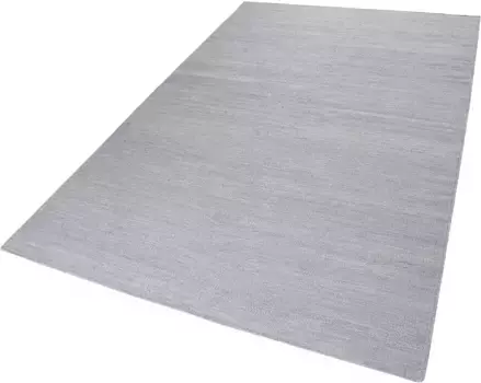 Ковер Esprit "Rainbow Kilim", прямоугольный, плоского переплетения из 100% хлопка, гостиная, детская, однотонный 130х190 см, серый