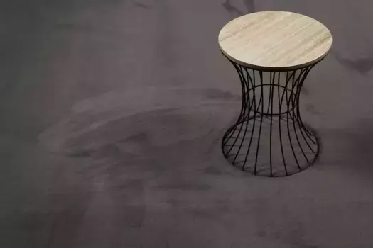 Ковер Esprit с высоким ворсом "Искусственный мех Алисы", прямоугольный, на ощупь мех кролика, особенно мягкий и плотный, для всех комнат 200х200 см, цвет anthrazit