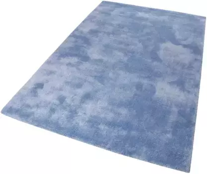 Ковер Esprit с высоким ворсом "Relaxx", прямоугольный, гостиная, очень большой выбор цветов, мягкий, плотный глубокий ворс 130х190 см, синий
