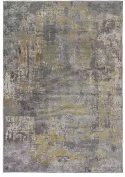 Ковер FLAIR RUGS "Wonderlust", прямоугольный, подходит для пола с подогревом, разноцветный, винтажный дизайн, абстрактный 120х170 см, охра