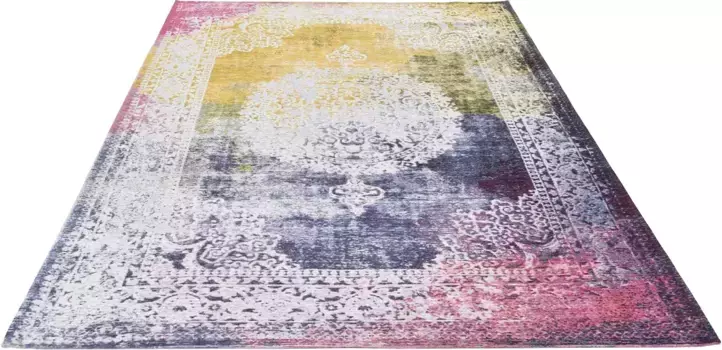 Ковер Gino Falcone "Cosima-119", прямоугольный, тканый жаккардовый ковер, с шенилловой пряжей, современный восточный вид 80х160 см, цвет bunt