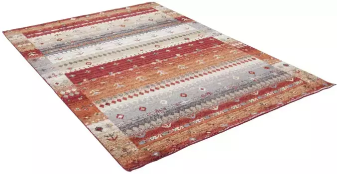 Ковер Gino Falcone "Francesco 24719", прямоугольный, особенно мягкий благодаря микрофибре, идеально подходит для гостиной и спальни 50х80 см, цвет rostbraun