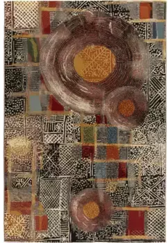 Ковер Gino Falcone "Outdoor-Africa 36", прямоугольный, плоского плетения, подходит для внутреннего и наружного использования, гостиная 160х235 см, цвет bunt