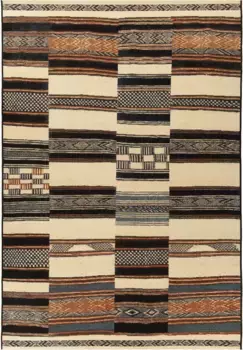 Ковер Gino Falcone "Outdoor-Africa 41", прямоугольный, плоского плетения, подходит для внутреннего и наружного использования, гостиная 200х285 см, бежевый