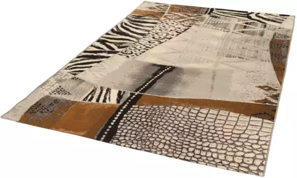 Ковер Gino Falcone "Outdoor-Africa 42", прямоугольный, плоского плетения, подходит для внутреннего и наружного использования, гостиная 80х165 см, цвет bunt