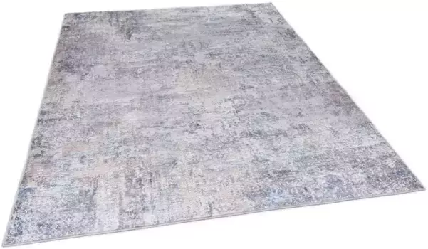 Ковер Gino Falcone "Rachele GF-090", прямоугольный, короткий ворс, современный дизайн, идеально подходит для гостиной и спальни 90х160 см, серый