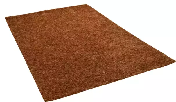 Ковер Gino Falcone "Roberto Uni", прямоугольный, в крапинку, особенно мягкий благодаря микроволокну 190х290 см, цвет terra