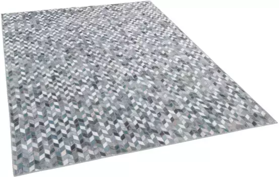 Ковер Gino Falcone "SERENA 78", прямоугольный, с имитацией меха, идеально подходит для гостиной и спальни 50х80 см, синий