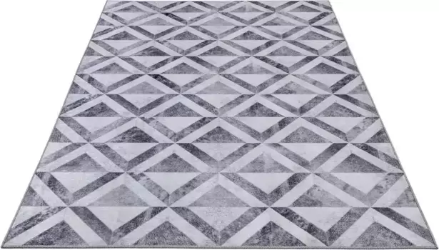 Ковер Gino Falcone "Serena GF 049", прямоугольный, с имитацией меха, идеально подходит для гостиной и спальни 120х170 см, серый