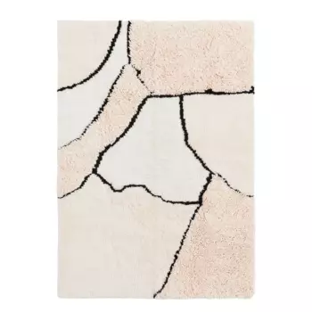 Ковер H&amp;M Home Fluffy With A Touch Of Wool, светло-бежевый