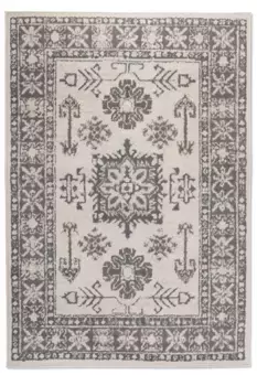 Ковер HANSE Home "Flde", прямоугольный, восточного вида, износостойкий, простой в уходе, прочный 200х280 см, кремовый/серый