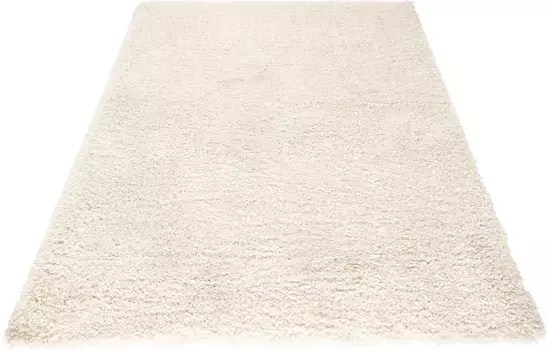 Ковер HANSE Home с высоким ворсом "Венеция", прямоугольный, крапчатый, плотный ворс, однотонные цвета, прочный, простой в уходе 160х230 см, цвет creme