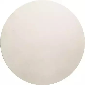 Ковер Homie Living "Villa Rosso", круглый, короткий ворс, однотонный, слегка блестящий 80х80 см, 80 см, цвет creme