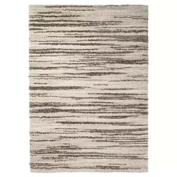 Ковер Ikea Rakstracka High Pile, 200х300 см, светло-бежевый/серый