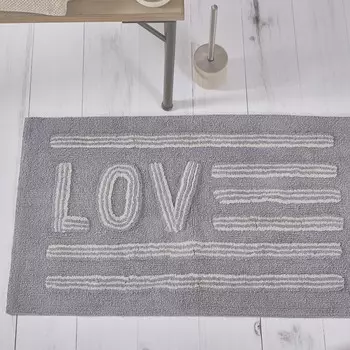 Ковер из чистого хлопка с противоскользящей обработкой - Сообщения Maison Sucre, любовь, 60х110см