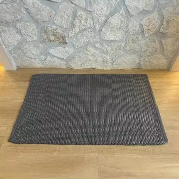 Ковер из хлопка и льна - Лойстава Lisola, серый