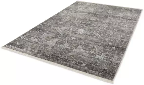 Ковер из коллекции BEAUTIFUL LIVING "Мистик 195", прямоугольный, мягкая поверхность, гостиная SCHNER WOHNEN-KOLLEKTION 133х185 см, серый