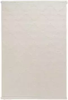 Ковер из коллекции BEAUTIFUL LIVING "Summer 6352", прямоугольный, подходит для использования внутри и снаружи помещений, высокая-низкая структура, прочный ковер SCHNER WOHNEN-KOLLEKTION 160х230 см, цвет creme
